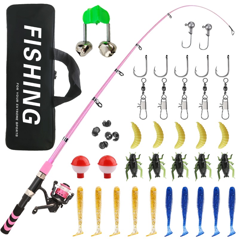 Kids Adult Beginner Fishing Ro - Fishing Rod Spinning review and price
