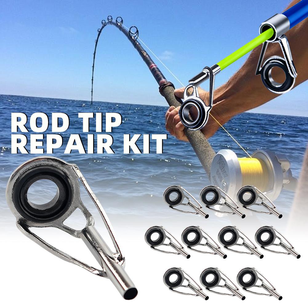 Rod Tip Repair Kit 10pcs Fishi - Fishing Rod Building Kit review and price
