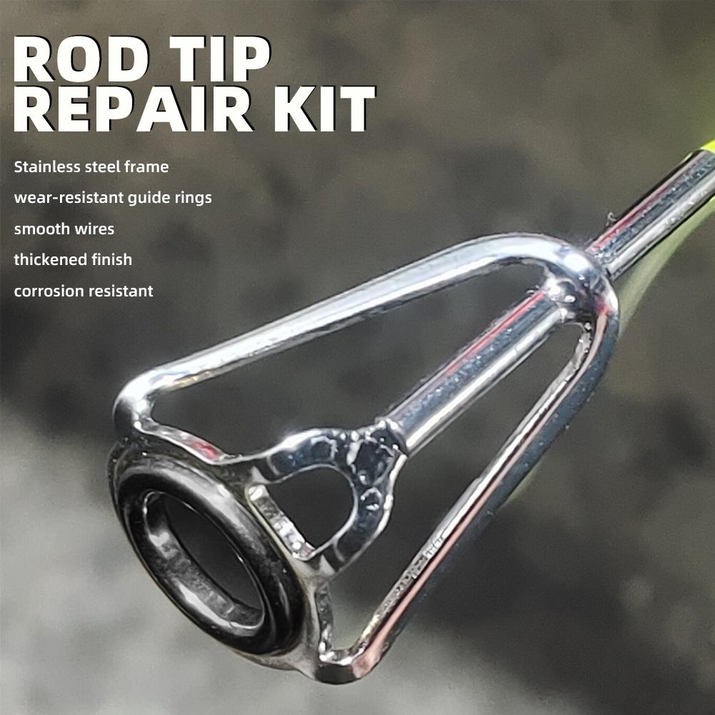 Rod Tip Repair Kit 10pcs Fishi - Fishing Rod Building Kit review and price