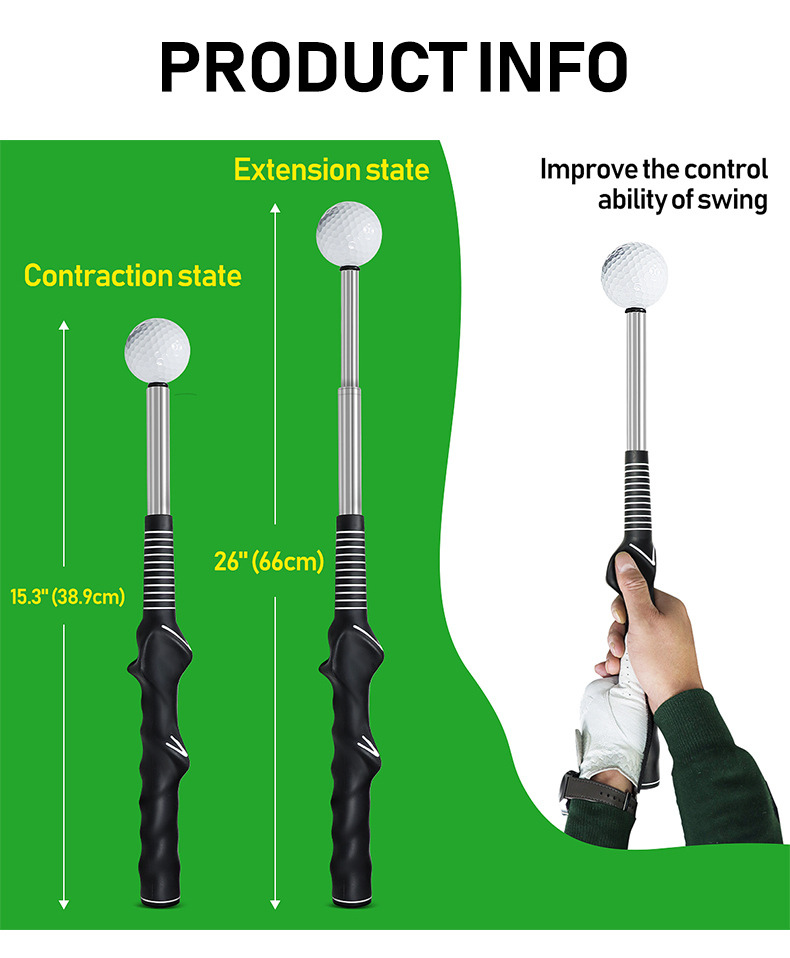 Golf Telescopic Swing Trainer  - Fishing Rod Telescopic review and price