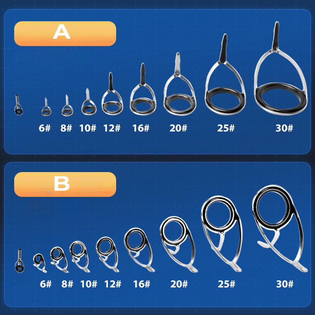 9 Pcs Fishing Rod  Guide Ceram - Fishing Rod Repair Kit review and price