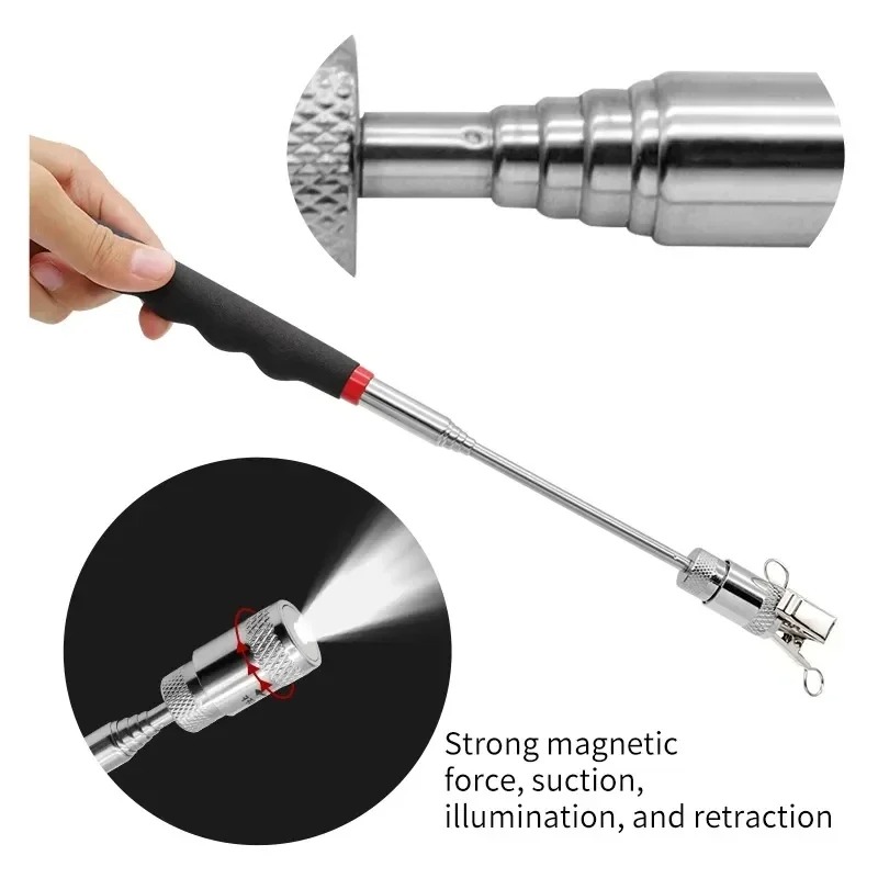 Telescopic Magnetic Pen with L - Fishing Rod Telescopic review and price